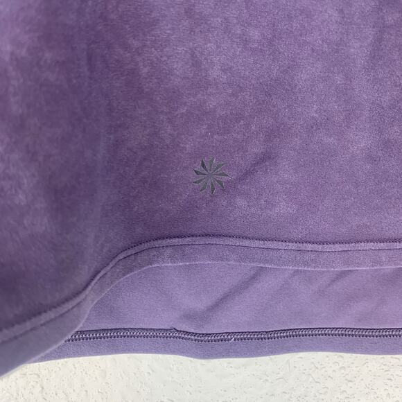 Athleta Shirt Small Conscious Garment Wash Crop Top Mythical Purple S - Picture 3 of 7
